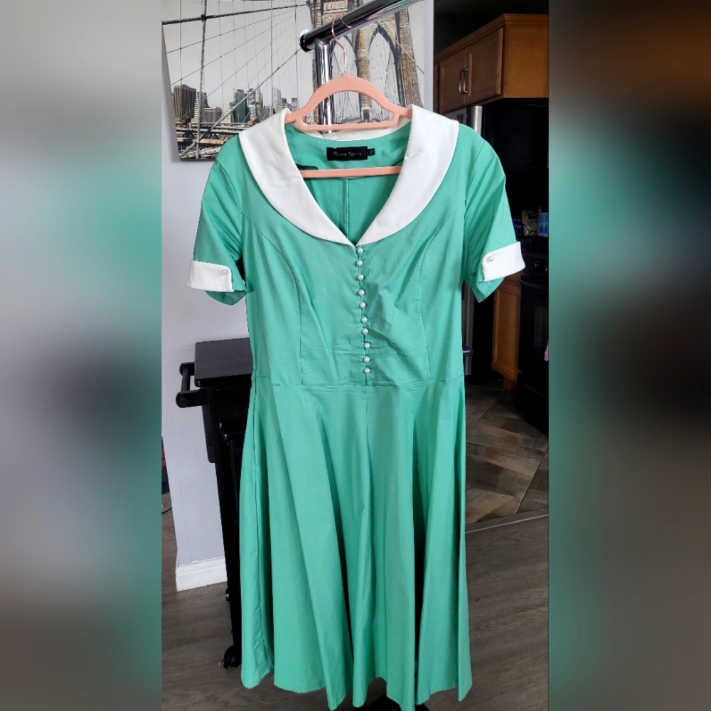 Plus size diner dress